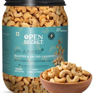 OPEN SECRET Premium Whole Kaju Roasted and Salted Cashews